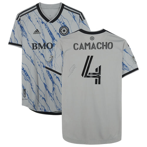 Rudy Camacho Montreal Impact Autographed Match-Used #4 Gray Jersey from the 2022 MLS Season