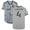 Rudy Camacho Montreal Impact Autographed Match-Used #4 Gray Jersey from the 2022 MLS Season