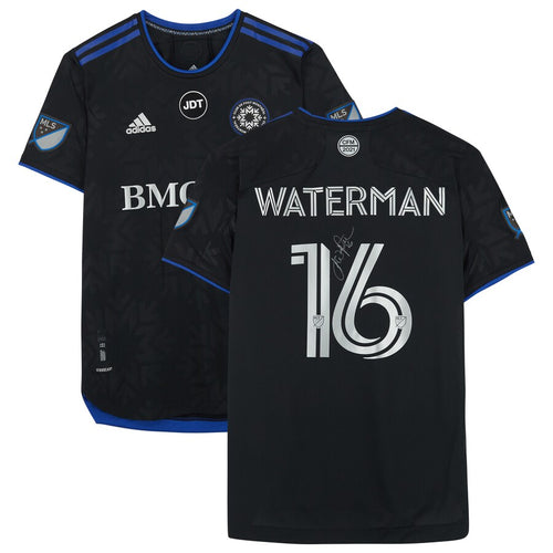 Joel Waterman Montreal Impact Autographed Match-Used #16 Black Jersey from the 2022 MLS Season