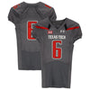 Texas Tech Red Raiders Team-Issued #6 Gray Jersey from the 2014 NCAA Football Season