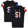 Texas Tech Red Raiders Team-Issued #51 Black State Flag Jersey from the 2014 NCAA Football Season