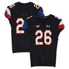 Texas Tech Red Raiders Team-Issued #26 Black State Flag Jersey from the 2014 NCAA Football Season