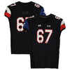 Texas Tech Red Raiders Team-Issued #67 Black State Flag Jersey from the 2014 NCAA Football Season
