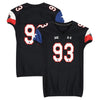 Texas Tech Red Raiders Team-Issued #93 Black State Flag Jersey from the 2014 NCAA Football Season