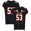 Texas Tech Red Raiders Team-Issued #53 Black Jersey from the 2017 NCAA Football Season