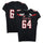 Texas Tech Red Raiders Team-Issued #64 Black Jersey with 150 Patch from the 2017 NCAA Football Season