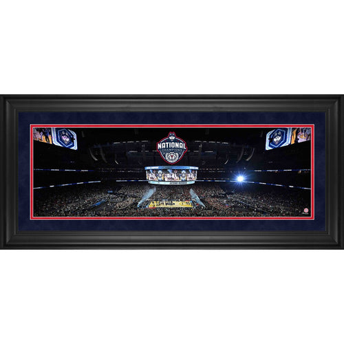 UConn Huskies 2023 NCAA Men's Basketball National Champions Framed 10'' x 30'' Panoramic Collage