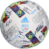 San Jose Earthquakes Autographed Match-Used Soccer Ball from the 2022 MLS Season with 25 Signatures - BA88056