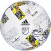 New York City FC Autographed Match-Used Soccer Ball from the 2022 MLS Season with 12 Signatures - BA88036