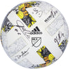 New York City FC Autographed Match-Used Soccer Ball from the 2022 MLS Season with 12 Signatures - BA88037