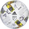 New York City FC Autographed Match-Used Soccer Ball from the 2022 MLS Season with 12 Signatures - BA88061