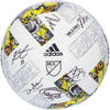 New York City FC Autographed Match-Used Soccer Ball from the 2022 MLS Season with 12 Signatures - BA88063