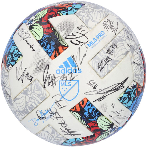 Houston Dynamo FC Autographed Match-Used Soccer Ball from the 2022 MLS Season with 23 Signatures