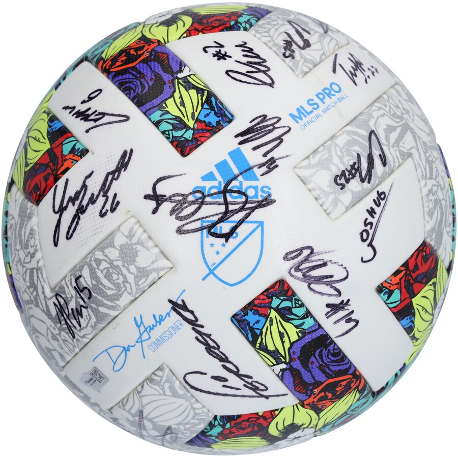 FC Dallas Autographed Match-Used Soccer Ball from the 2022 MLS Season with 29 Signatures - BA88040