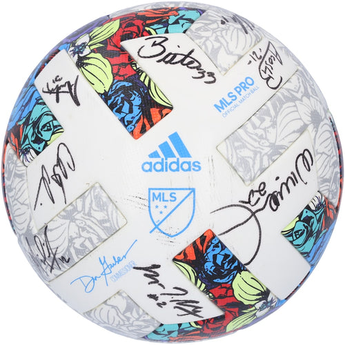 Colorado Rapids Autographed Match-Used Soccer Ball from the 2022 MLS Season with 16 Signatures - BA88043