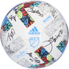 Colorado Rapids Autographed Match-Used Soccer Ball from the 2022 MLS Season with 16 Signatures - BA88043