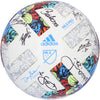 Colorado Rapids Autographed Match-Used Soccer Ball from the 2022 MLS Season with 16 Signatures - BA88044