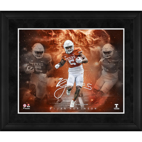 Bijan Robinson Texas Longhorns Framed 16'' x 20'' Stars of the Game Collage