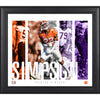 Trenton Simpson Clemson Tigers Framed 15'' x 17'' Player Collage