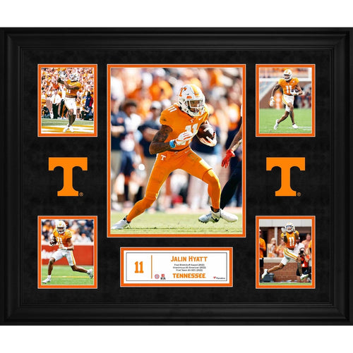 Jalin Hyatt Tennessee Volunteers Framed 5-Photo Collage