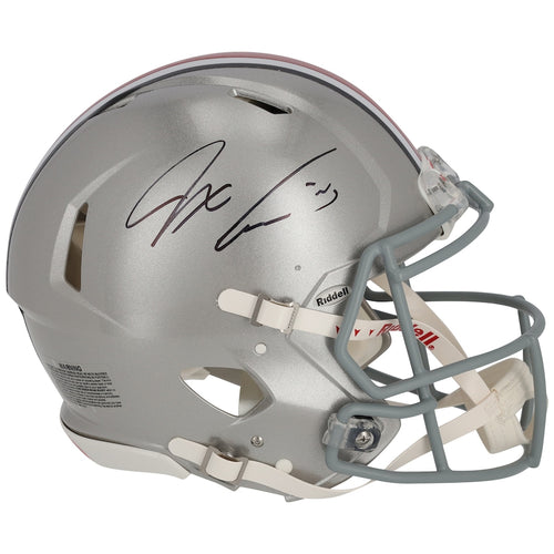 Jaxon Smith-Njigba Ohio State Buckeyes Autographed Riddell Speed Authentic Helmet