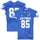 Air Force Falcons Team-Issued #85 Royal Jersey with 70th Anniversary Patch from the 2017 NCAA Football Season