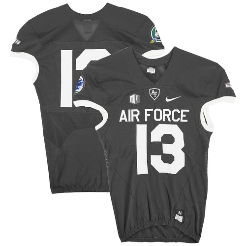 Air Force Falcons Team-Issued #13 Gray Jersey from the 2018 NCAA Football Season
