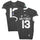 Air Force Falcons Team-Issued #13 Gray Jersey from the 2018 NCAA Football Season