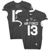 Air Force Falcons Team-Issued #13 Gray Jersey from the 2018 NCAA Football Season