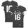 Air Force Falcons Team-Issued #16 Gray Jersey from the 2018 NCAA Football Season