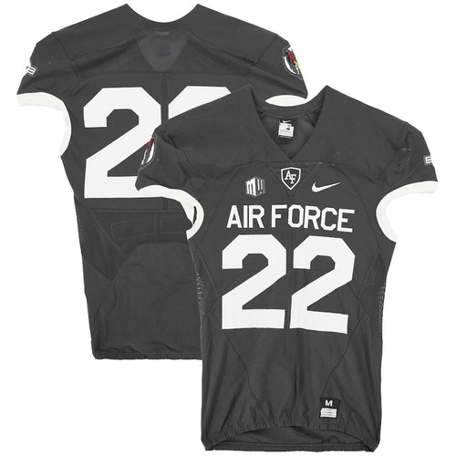 Air Force Falcons Team-Issued #22 Gray Jersey from the 2018 NCAA Football Season