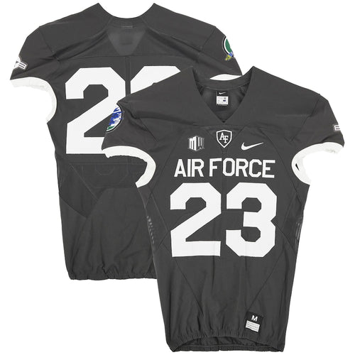 Air Force Falcons Team-Issued #23 Gray Jersey from the 2018 NCAA Football Season