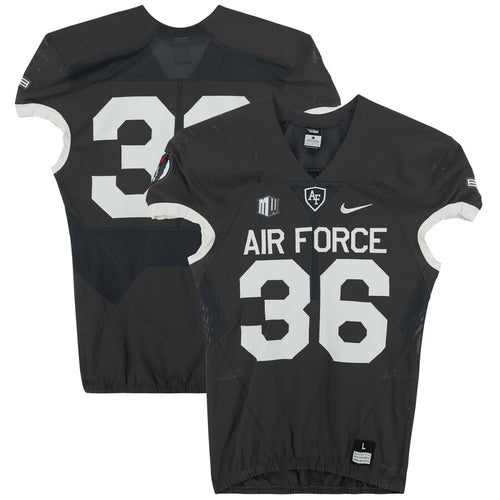 Air Force Falcons Team-Issued #36 Gray Jersey from the 2018 NCAA Football Season