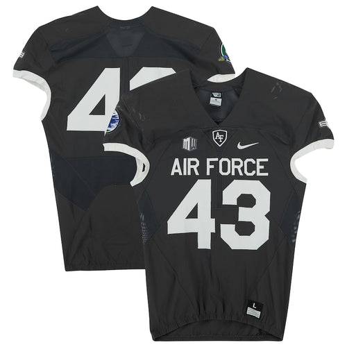 Air Force Falcons Team-Issued #43 Gray Jersey from the 2018 NCAA Football Season