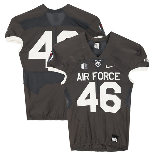 Air Force Falcons Team-Issued #46 Gray Jersey from the 2018 NCAA Football Season