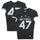 Air Force Falcons Team-Issued #47 Gray Jersey from the 2018 NCAA Football Season