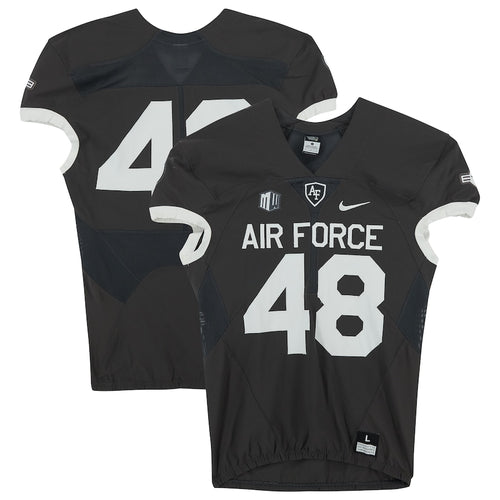 Air Force Falcons Team-Issued #48 Gray Jersey from the 2018 NCAA Football Season