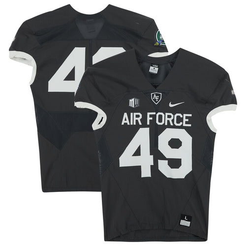 Air Force Falcons Team-Issued #49 Gray Jersey from the 2018 NCAA Football Season