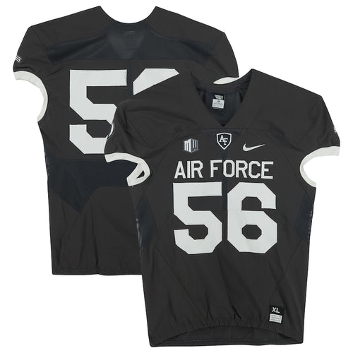 Air Force Falcons Team-Issued #56 Gray Jersey from the 2018 NCAA Football Season