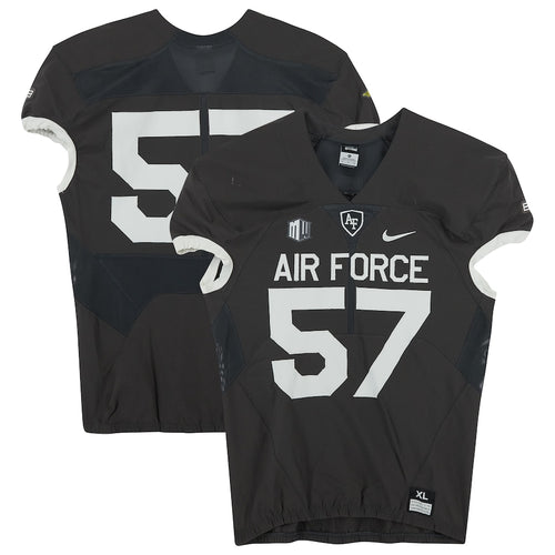 Air Force Falcons Team-Issued #57 Gray Jersey from the 2018 NCAA Football Season