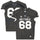 Air Force Falcons Team-Issued #68 Gray Jersey from the 2018 NCAA Football Season