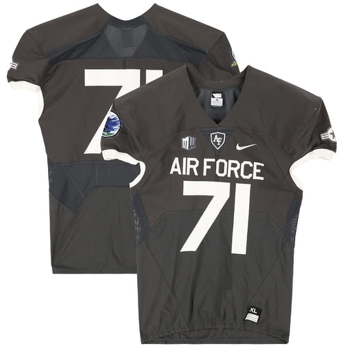 Air Force Falcons Team-Issued #71 Gray Jersey from the 2018 NCAA Football Season