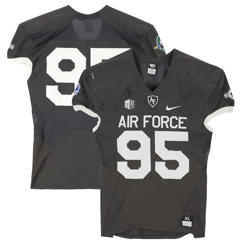 Air Force Falcons Team-Issued #95 Gray Jersey from the 2018 NCAA Football Season