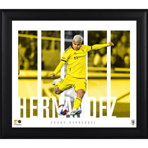 Cucho Hernández Columbus Crew Framed 15'' x 17'' Player Panel Collage