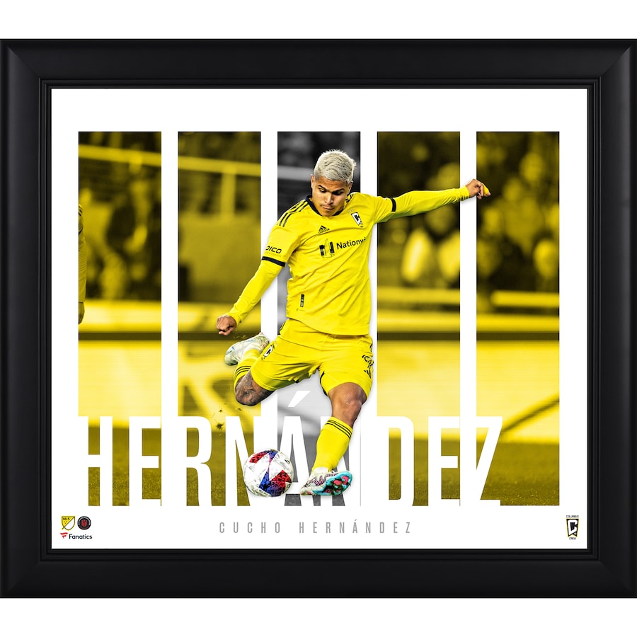 Cucho Hernández Columbus Crew Framed 15'' x 17'' Player Panel Collage