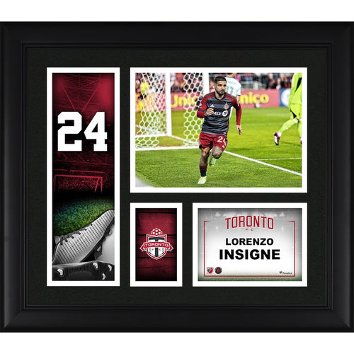 Lorenzo Insigne Toronto FC Framed 15'' x 17'' Player Core Collage