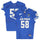 Air Force Falcons Team-Issued #58 Blue Jersey with 150 Patch from the 2019 NCAA Football Season