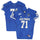 Air Force Falcons Team-Issued #71 Blue Jersey with 150 Patch from the 2019 NCAA Football Season