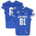 Air Force Falcons Team-Issued #81 Blue Jersey with 150 Patch from the 2019 NCAA Football Season