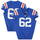 Florida Gators Team-Issued #62 Blue Throwback Jersey from the 2020-21 NCAA Football Seasons